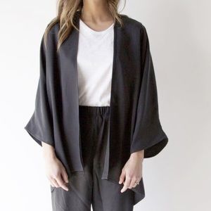 Hackwith Design House silk noil easy jacket